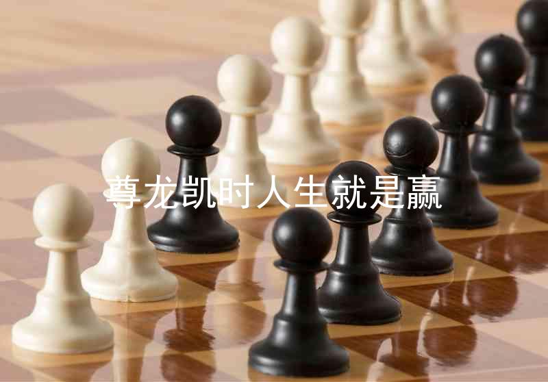 尊龙凯时人生就是赢