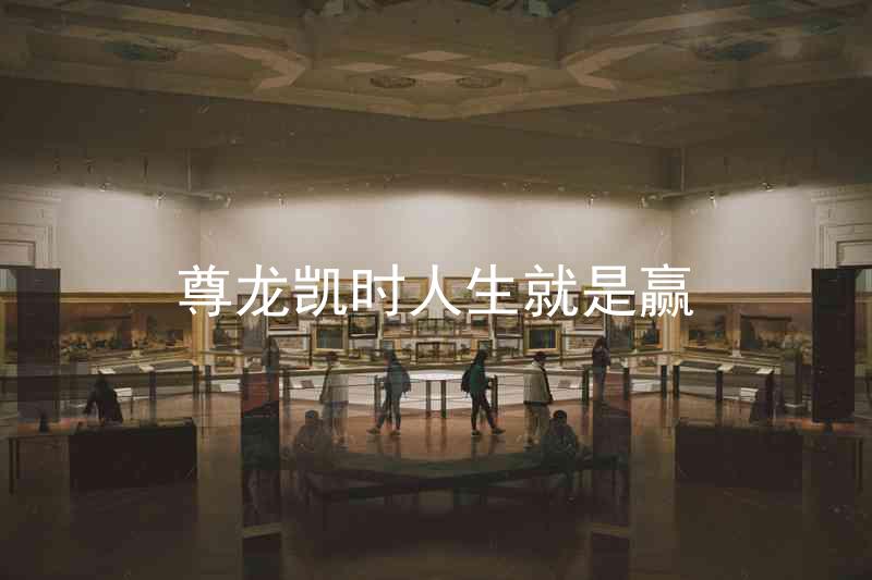 尊龙凯时人生就是赢
